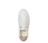 Ara Women's Lace-Up Platform Sneaker White / Sand Calf