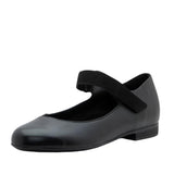 Dark Slate Gray Ara Women's Sienna Mary Jane Flat Black Calf / Suede