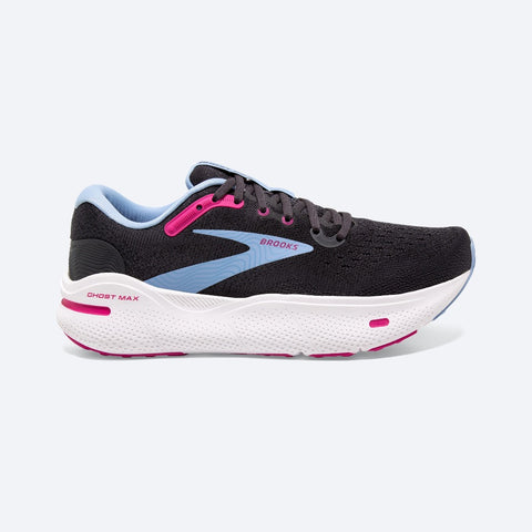 Brooks Women's Ghost Max Ebony / Open Air / Lilac Rose