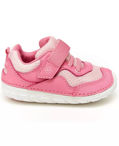 Pink Stride Rite Infant Girls SM Rhett Sneaker Velcro Pink