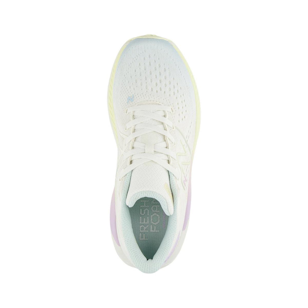Light Gray New Balance Girls Fresh Foam X 860v13 Lace Sea Salt/Quarry Blue