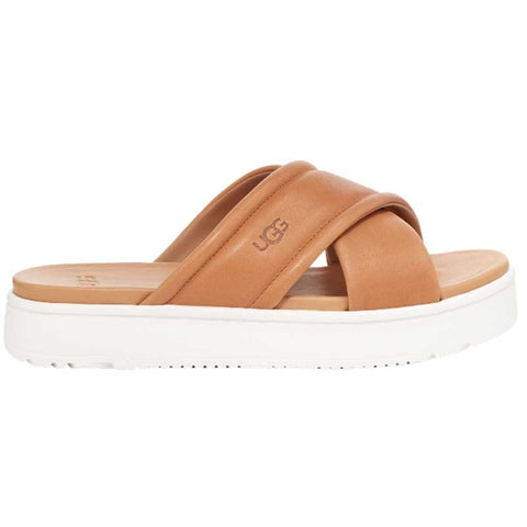 Ugg Women's Zayne Crossband Sandal Tan Leather