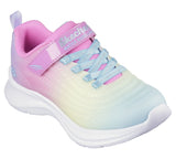 Skechers Little Girls Jumpsters 2.0 - Blurred Dreams Velcro Pink / Multi