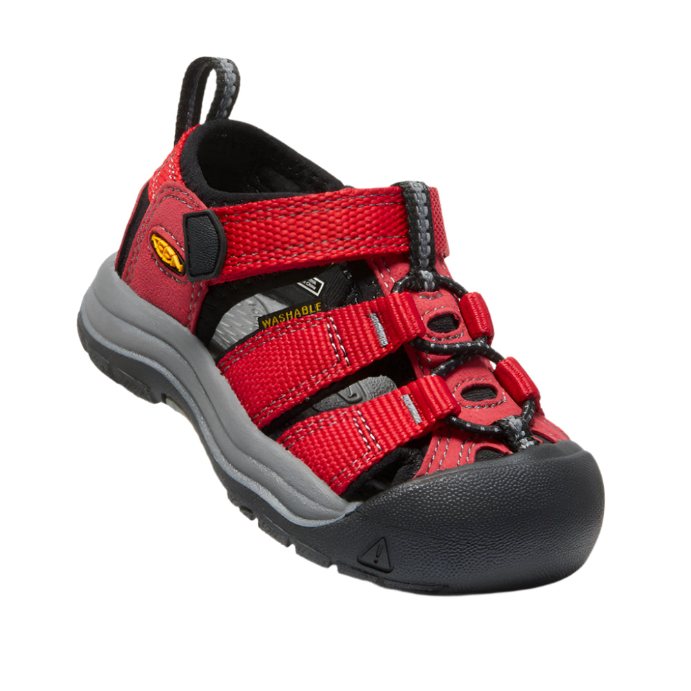 Dark Slate Gray Keen Toddler Boy's Newport H2I Ribbon Red / Gargoyle