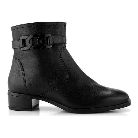 Black Ara Women's Grafton Zip Boot Black Calf