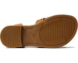 Saddle Brown Valencia Imports (Rachel Shoes) Little Girls Prue Gladiator Sandal Velcro Tan