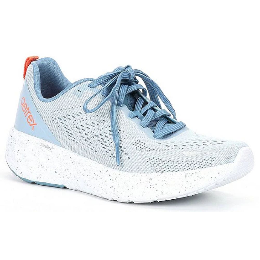 Aetrex Danika Arch Support Sneaker Light Blue