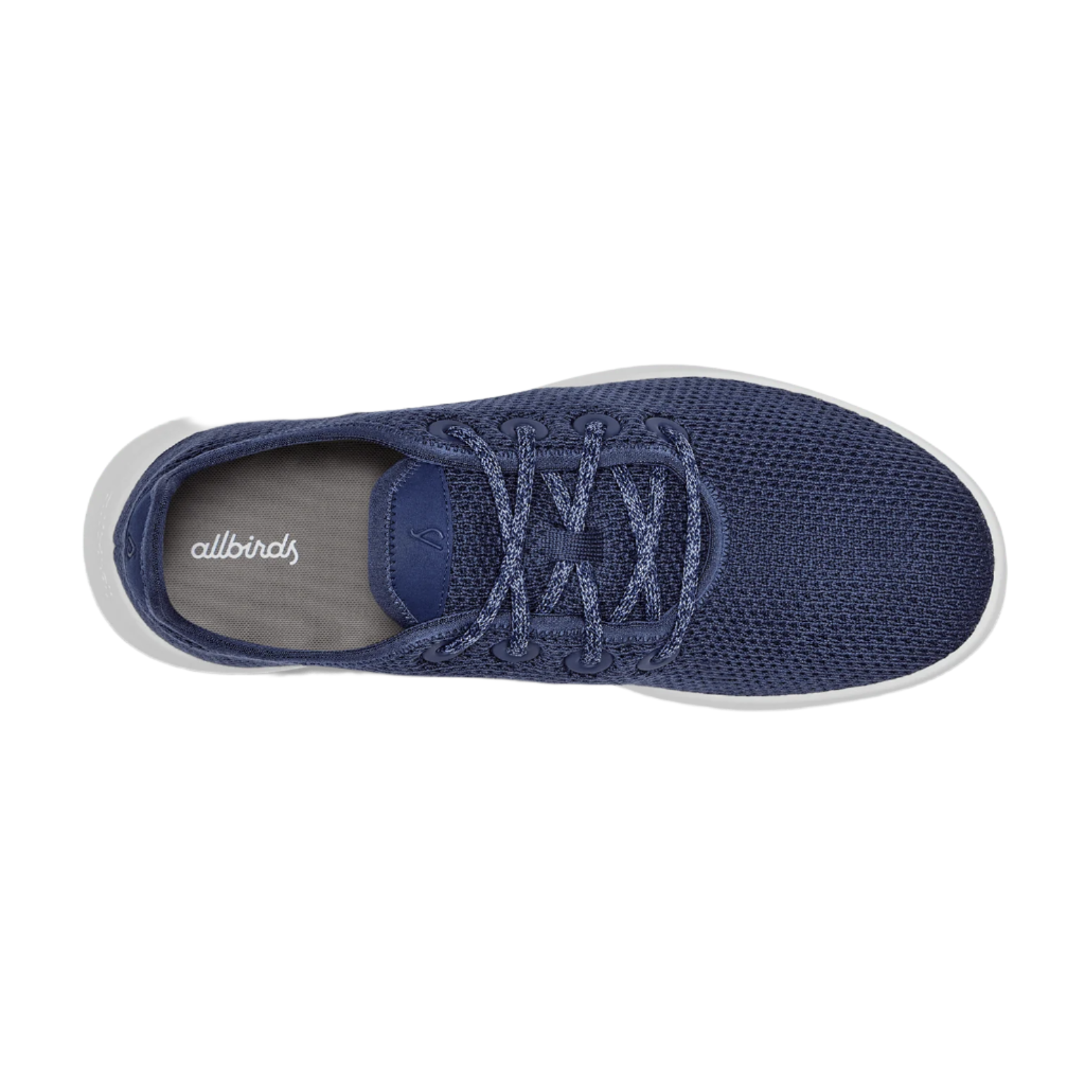Dark Slate Gray Allbirds Women's Tree Runner Marine Blue / White