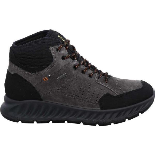 Dark Slate Gray Ara Men's Pasquale GORE-TEX Lace Up Hiker Boots Anthracite Nubuck / Suede