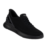 Black Kizik Unisex Athens Hands-Free Knit Sneaker Black Out