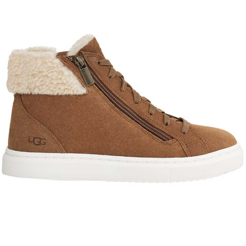 Sienna Ugg Women's Alameda Mid Zip Sneaker Chestnut