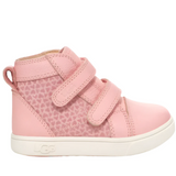 Pink Ugg Little Girls Rennon II Gel Boot Sneaker Pink Hearts