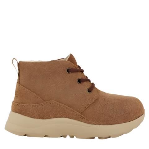 Sienna Ugg Toddler / Little Boys Canoe III Zip Up Boot Chestnut Suede