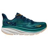 Gray Hoka Men's Clifton 9 Midnight / Oceanic