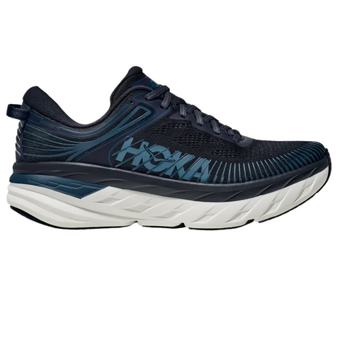 Hoka Men's Bondi 7 Outerspace / White Wide