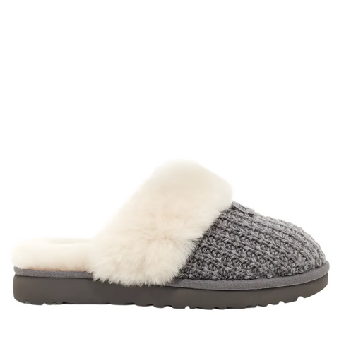 Light Gray Ugg Women's Cozy Faux-Shearling Slipper Charcoal