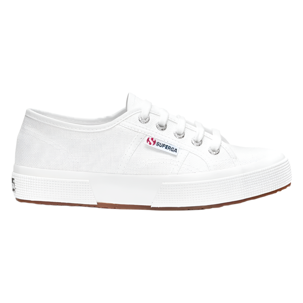 Dim Gray Superega Women's 2750 COTU Classic Sneaker White