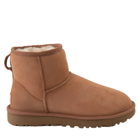 Sienna Ugg Women's Classic Mini II Suede Boot Chestnut