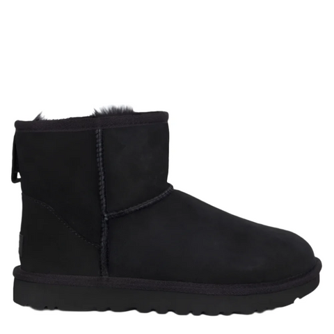 Black Ugg Women's Classic Mini II Suede Boot Black