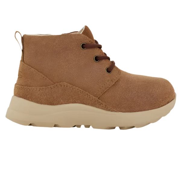 Sienna Ugg Toddler / Little Boys Canoe III Zip Up Boot Chestnut Suede