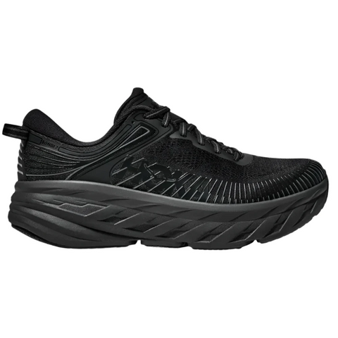 Dark Slate Gray Hoka Women's Bondi 7 Black / Black