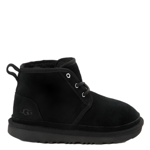 Black Ugg Big Boys Nuemel II Chukka Tie Up Suede Boot Black