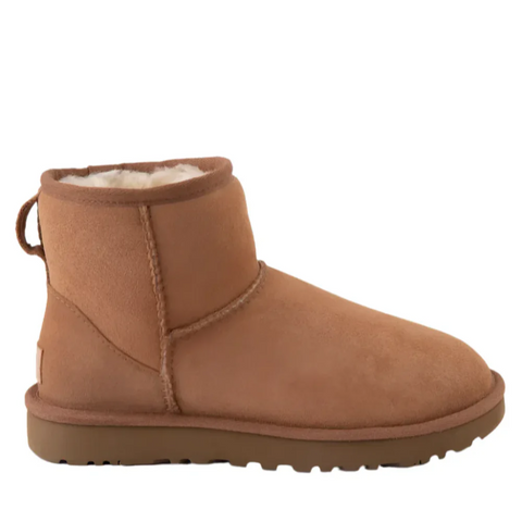 Sienna Ugg Women's Classic Mini II Suede Boot Chestnut