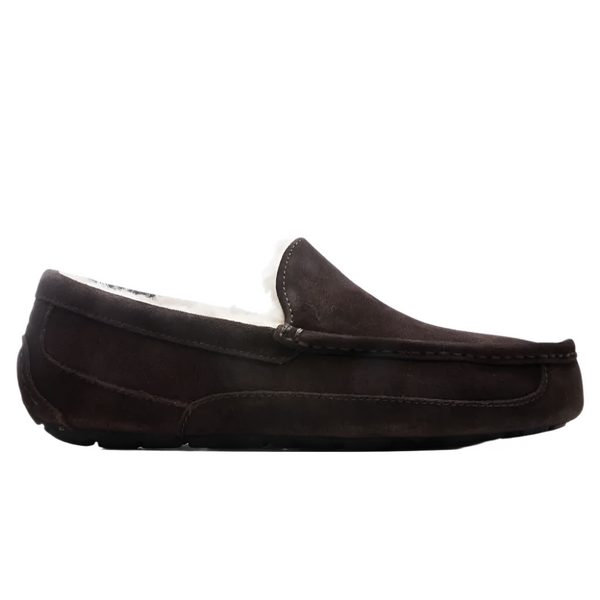 Black Ugg Men's Ascot Suede Slipper Espresso