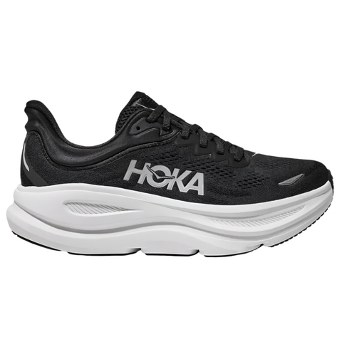 Dark Slate Gray Hoka Women's Bondi 9 Black / White