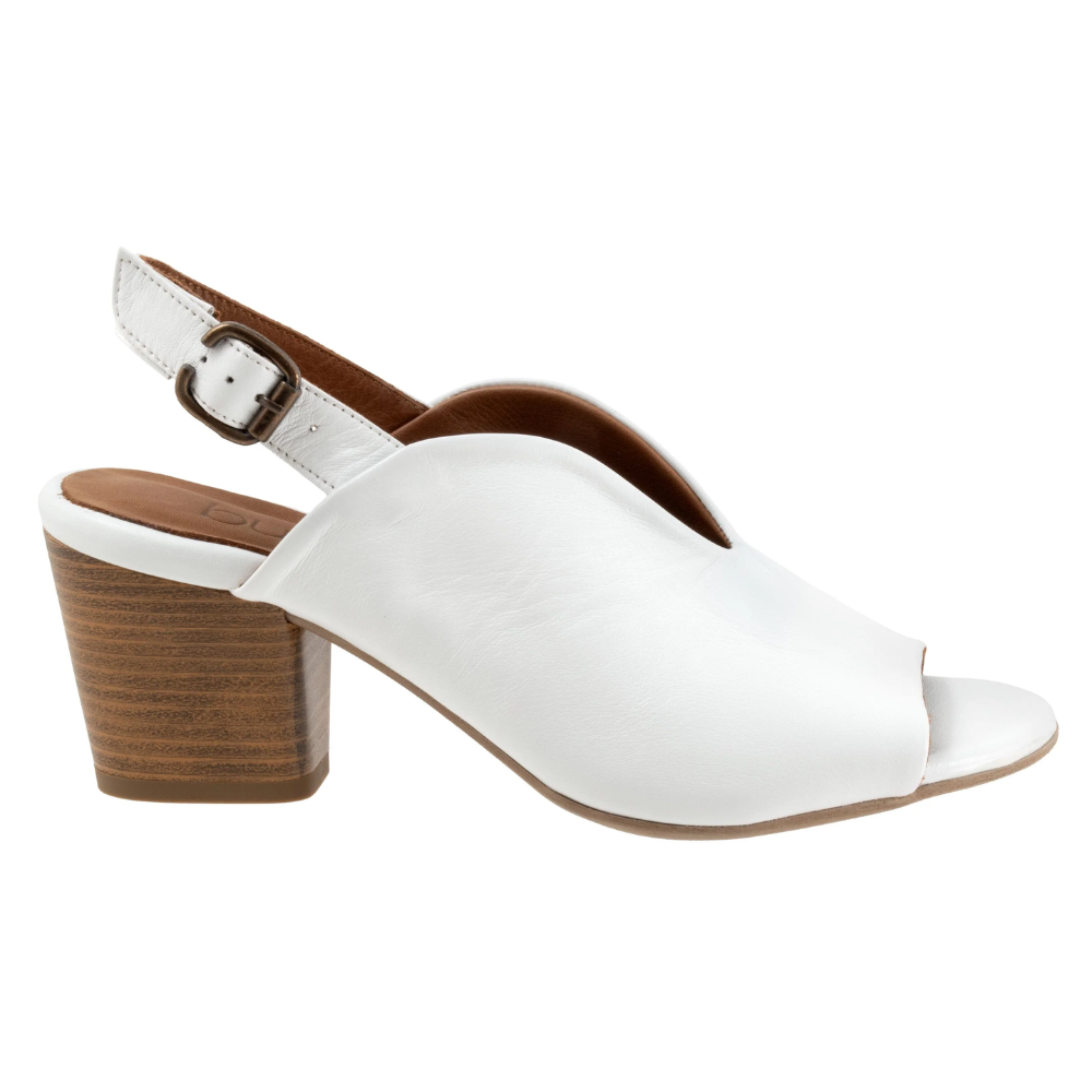 Light Gray Bueno Women's Clare Sandal White