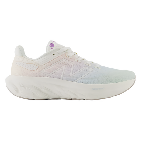 Light Gray New Balance Women's Fresh Foam X 1080v13 Sea Salt / Purple Fade