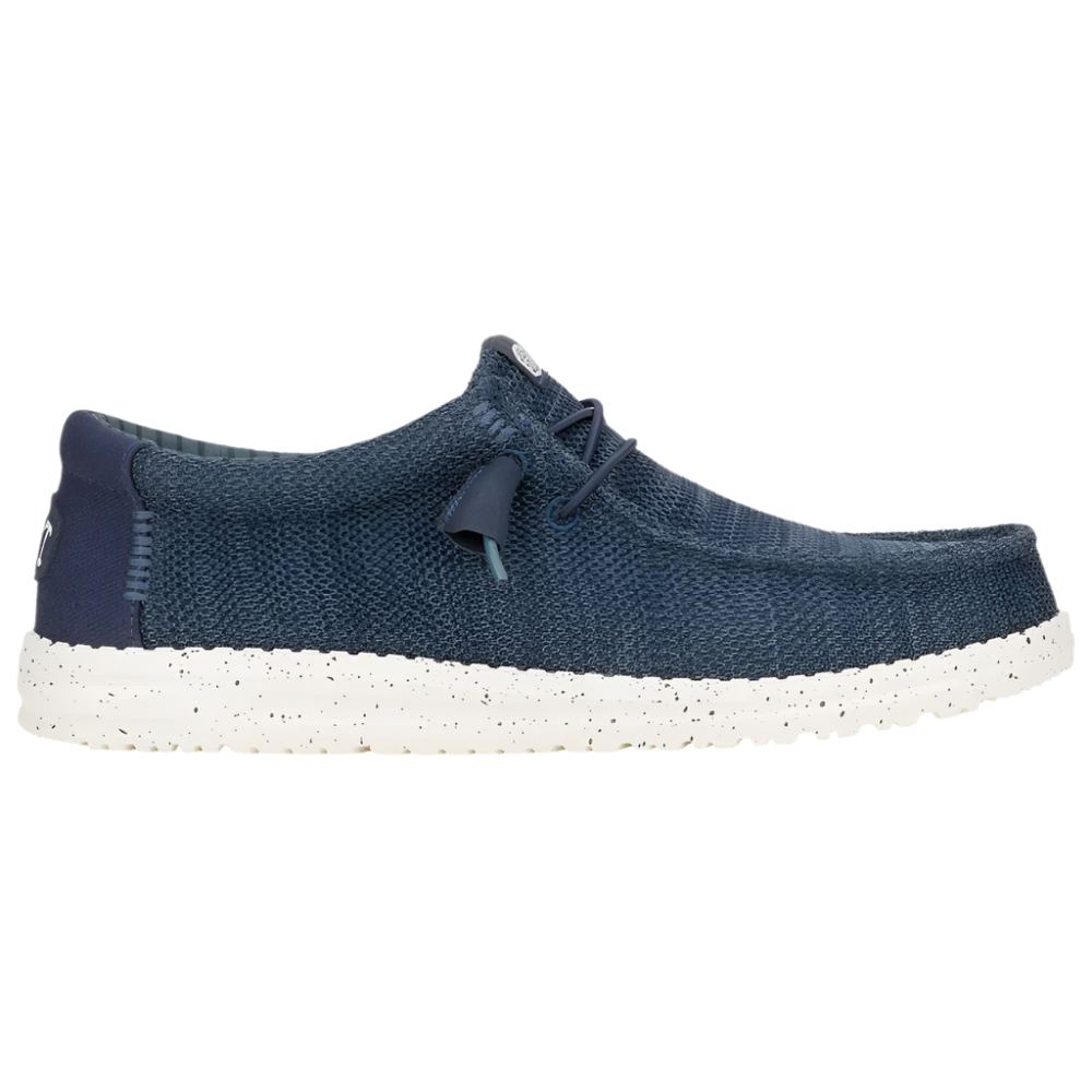 Dark Slate Gray Hey Dude Men's Wally Stretch Sox Slip On Navy