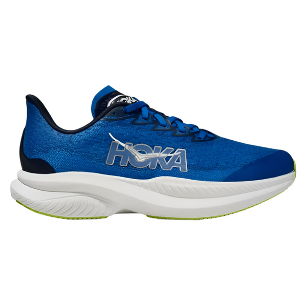 Midnight Blue Hoka Grade School Boys Mach 6 Electric Cobalt / Varsity Navy