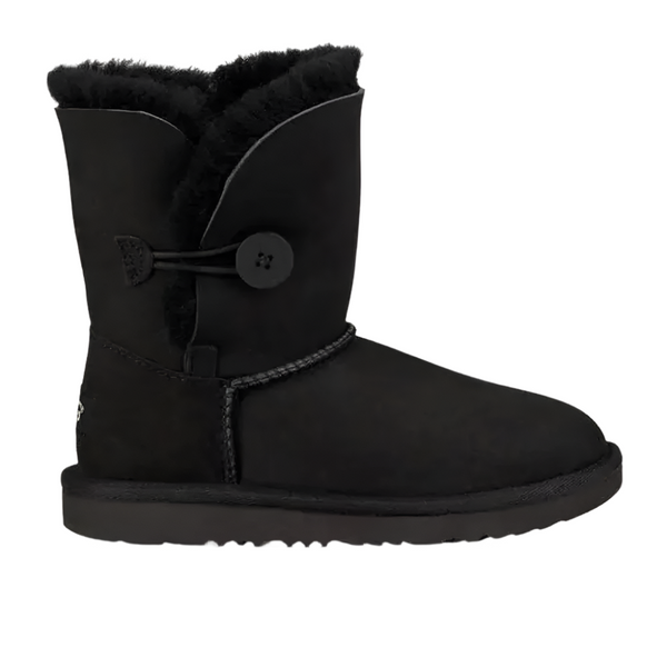 Black Ugg Kid's Bailey Button Black