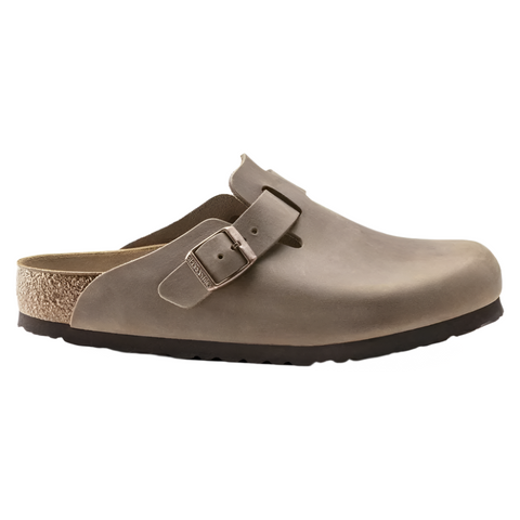 Dim Gray Birkenstock Unisex Boston Tobacco Oiled Leather