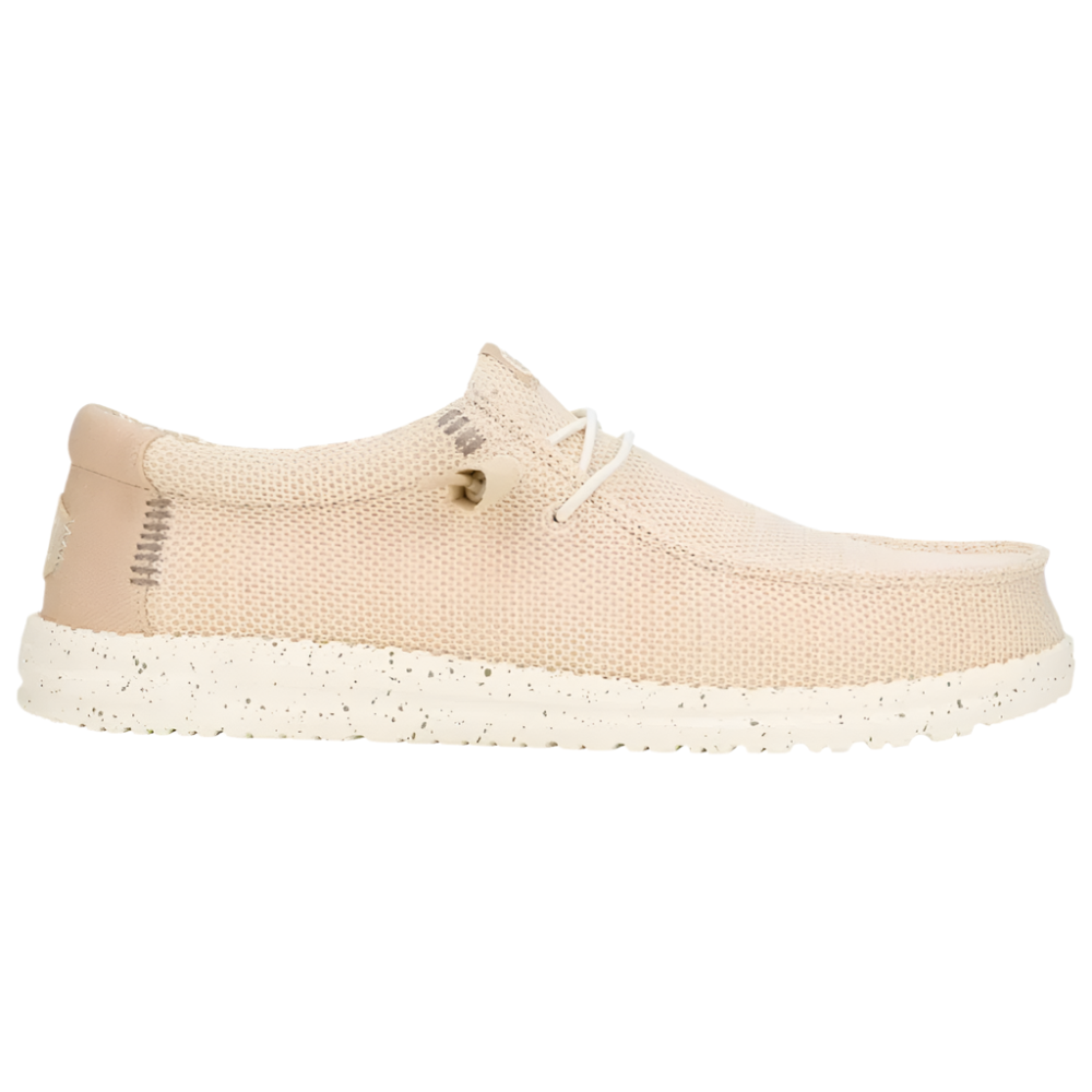 Bisque Hey Dude Men's Wally Stretch Sox Slip On Irish Cream / Egret