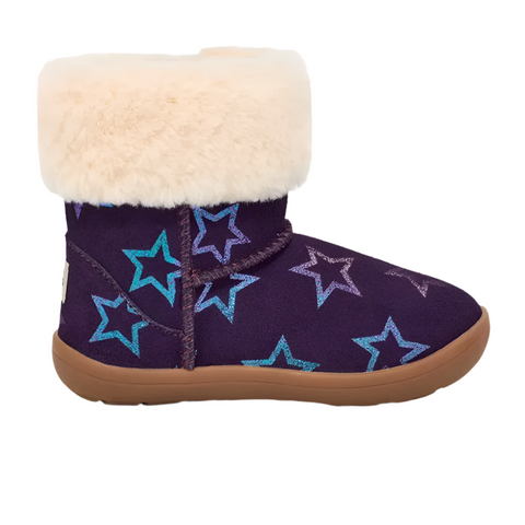 Bisque Ugg Toddler Girls Sammee Iridescent Boot Nightshade / Purple