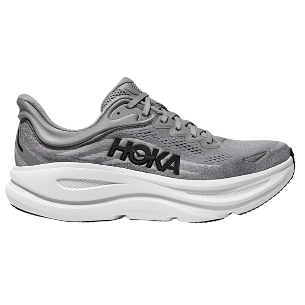 Gray Hoka Men's Bondi 9 Galactic Grey