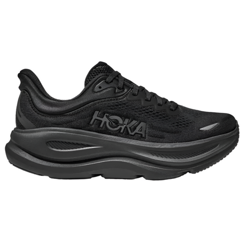 Dark Slate Gray Hoka Men's Bondi 9 Black / Black