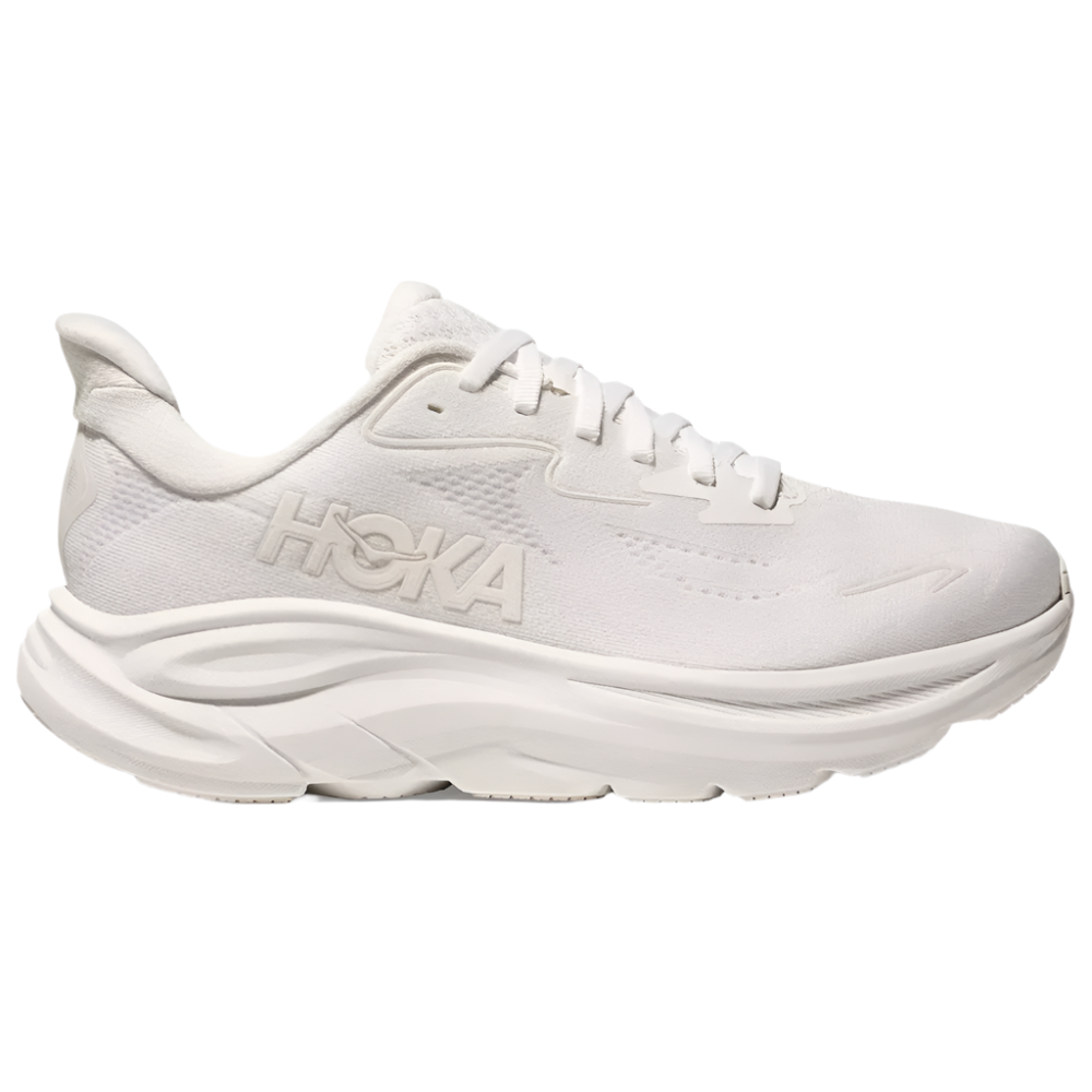 Light Gray Hoka Women's Clifton 10 White / White