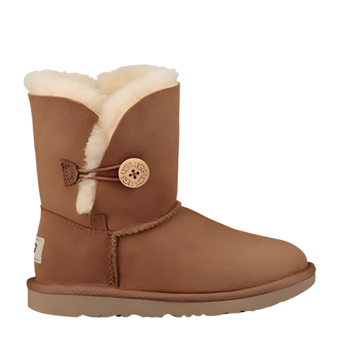 Sienna Ugg Kid's Bailey Button Chestnut