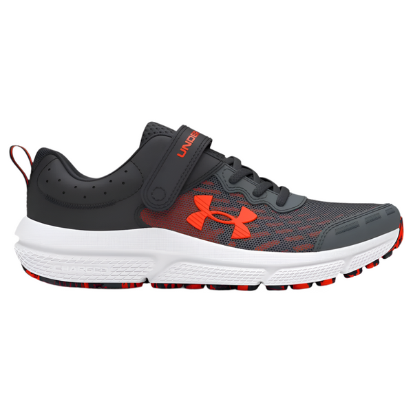 Light Gray Under Armour Little Boys UA Assert 10 AC Velcro Castlerock