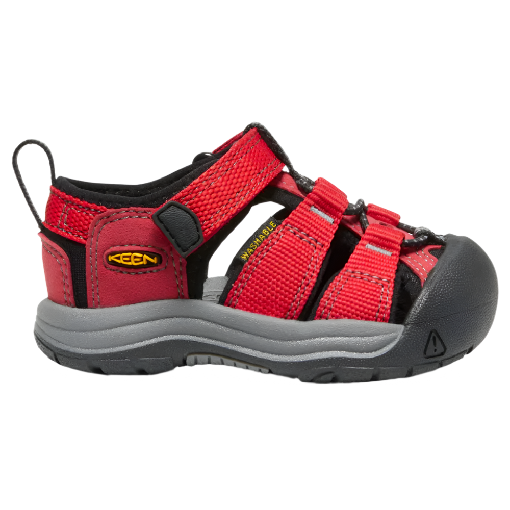 Dark Slate Gray Keen Toddler Boy's Newport H2I Ribbon Red / Gargoyle