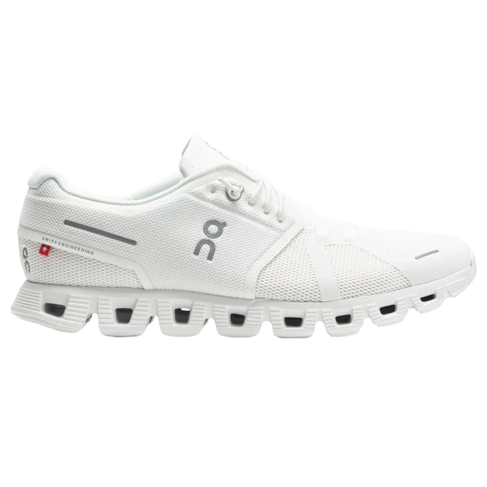Light Gray On Running Women's Cloud 5 All White