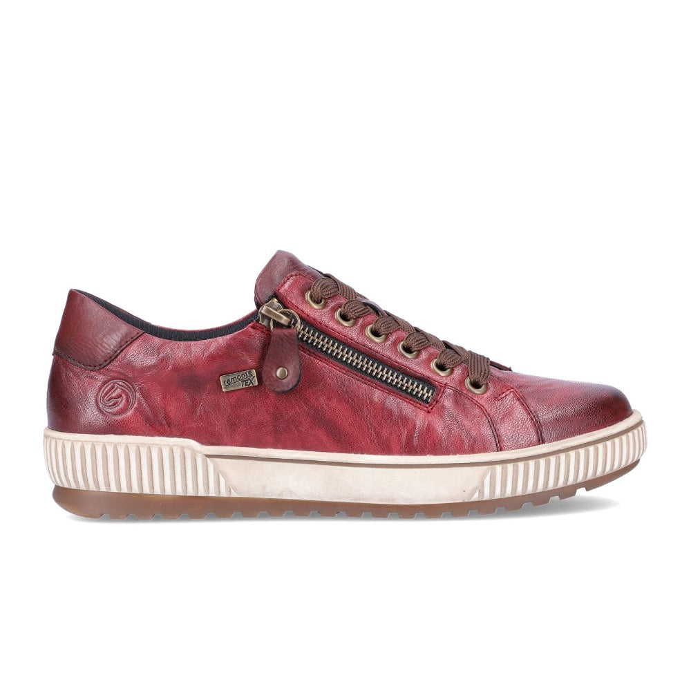 Sienna Remonte Women's Maditta 00 Slip On Sneaker w/ Zip Chianti / Burgundy