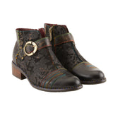 Dark Slate Gray Spring Step Women's Georgiana Boot Black Multi