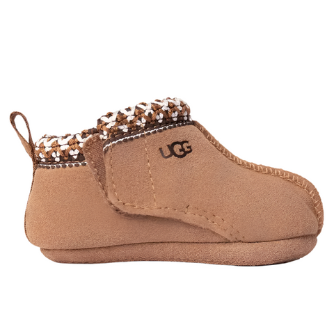 Rosy Brown Ugg Infant Girls Baby Tasman Slipper Chestnut