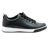 Dark Slate Gray Ara Women's Redmond Sneaker Black Calf Leather