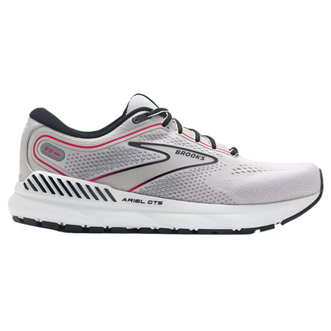 Gray Brooks Ariel GTS 23 Sneaker Grey / Black / Pink