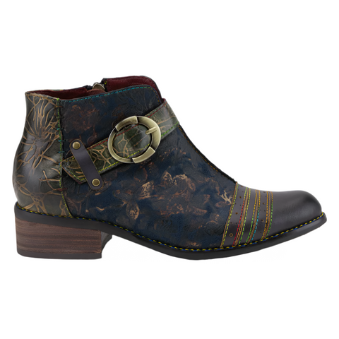 Dark Slate Gray Spring Step Women's Georgiana Boot Blue Multi